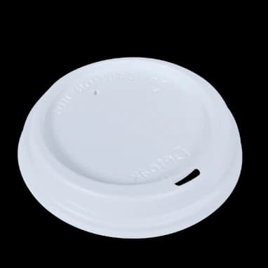 12/16oz Smooth Lid, white