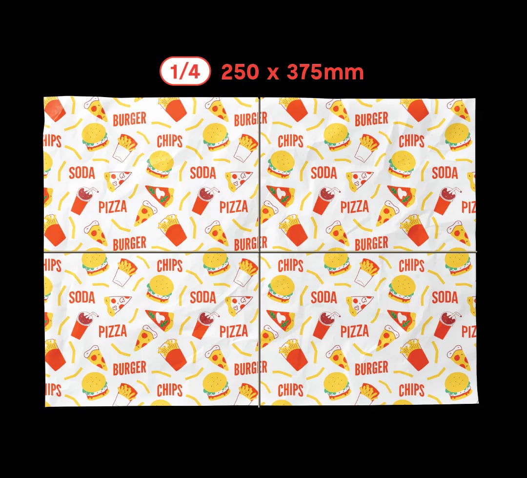 White Food Wrapping Paper