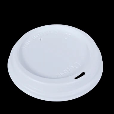 12/16oz Smooth Lid, white